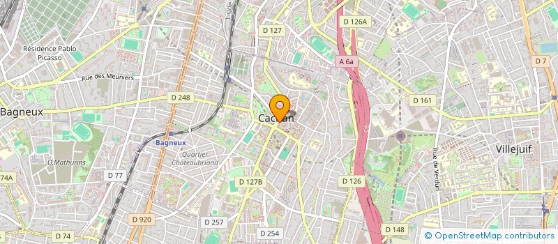 localisation de l'entreprise MONSIEUR MATHIAS GROFFIER  CACHAN