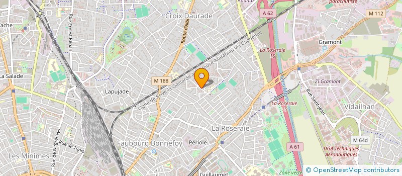 localisation de l'entreprise MONSIEUR MATHIAS GUEDES  TOULOUSE