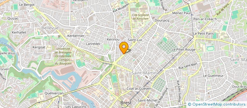 localisation de l'entreprise MONSIEUR MATHIAS GUILLOIS à BREST