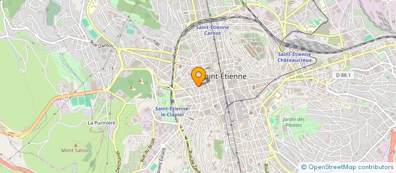 localisation de l'entreprise MONSIEUR MATHIAS GUINAND  SAINT-ETIENNE