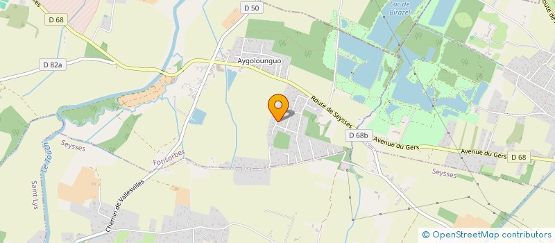 localisation de l'entreprise MONSIEUR MATHIAS GUNZEL  FONSORBES