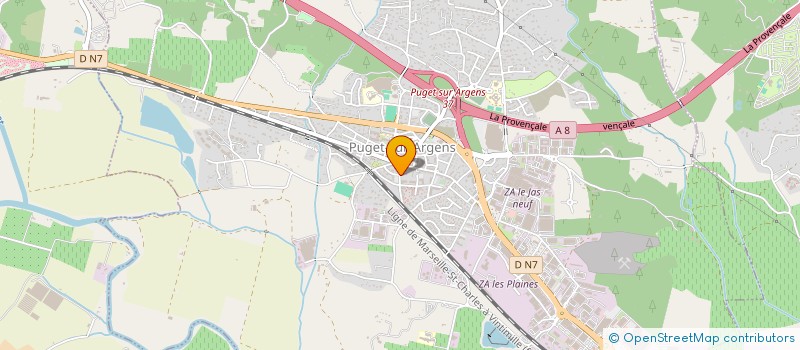 localisation de l'entreprise MONSIEUR MATHIAS HEBERT à PUGET-SUR-ARGENS