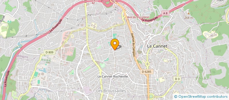 localisation de l'entreprise MONSIEUR MATHIAS HERNANDEZ à LE CANNET