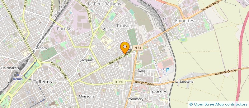 localisation de l'entreprise MONSIEUR MATHIAS HIMA  REIMS