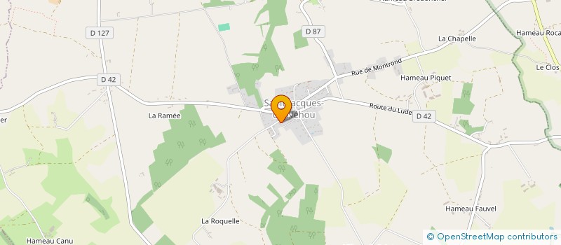 localisation de l'entreprise MONSIEUR MATHIAS HOUYVET  SAINT-JACQUES-DE-NEHOU