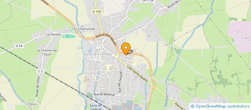 localisation de l'entreprise MONSIEUR MATHIAS IDIR  SURY-LE-COMTAL