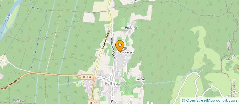 localisation de l'entreprise MONSIEUR MATHIAS IGONENC  RUFFIEUX