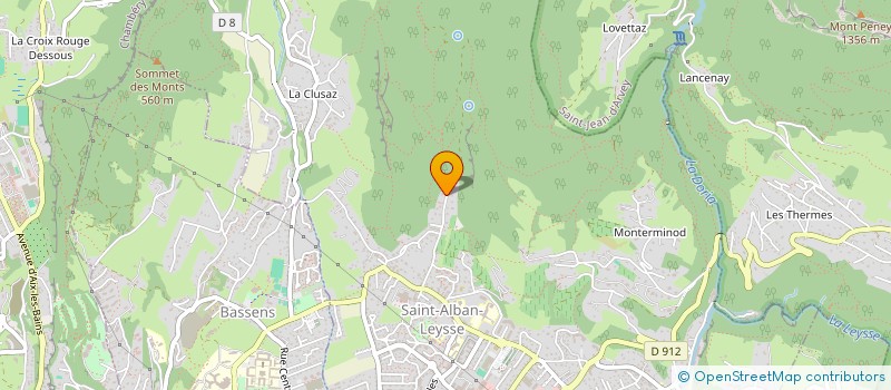 localisation de l'entreprise MONSIEUR MATHIAS IMBERT  SAINT-ALBAN-LEYSSE