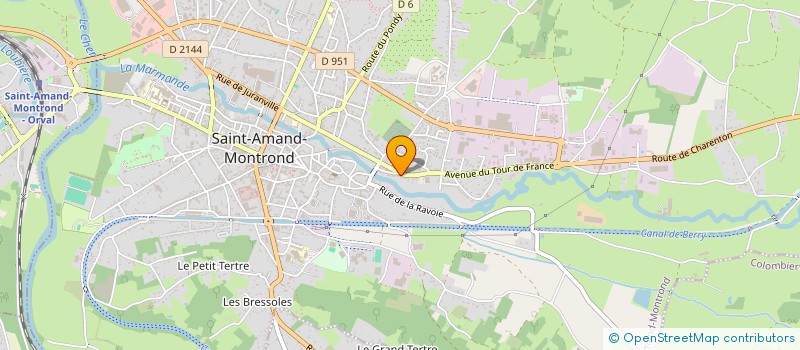 localisation de l'entreprise MONSIEUR MATHIAS JANVIER  SAINT-AMAND-MONTROND