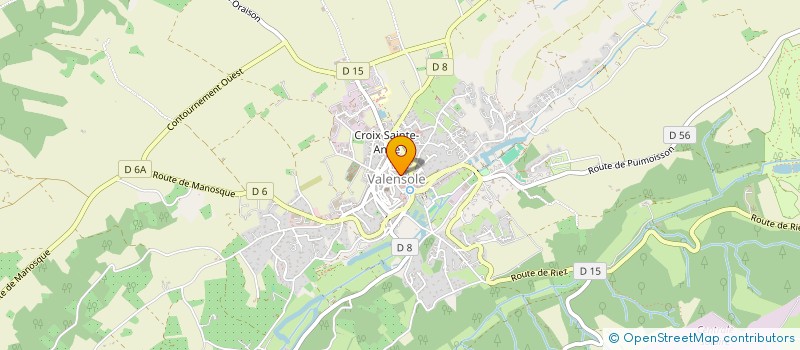 localisation de l'entreprise MONSIEUR MATHIAS JAUBERT à VALENSOLE