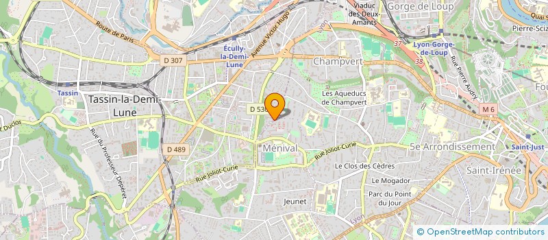 localisation de l'entreprise MONSIEUR MATHIAS JIMENEZ  TASSIN-LA-DEMI-LUNE