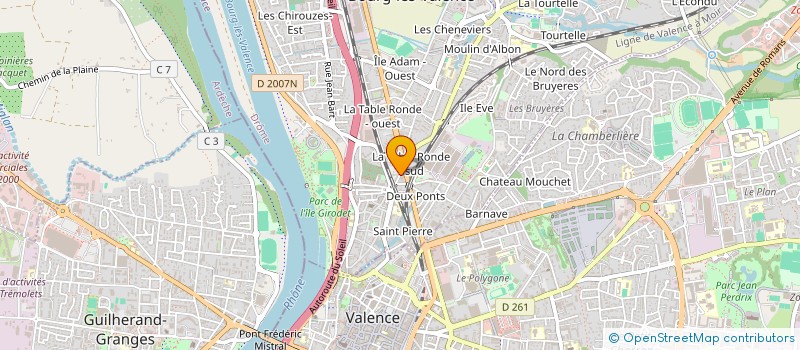 localisation de l'entreprise MONSIEUR MATHIAS JOVIADO  BOURG-LES-VALENCE