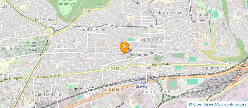 localisation de l'entreprise MONSIEUR MATHIAS KEKOLO  LE HAVRE