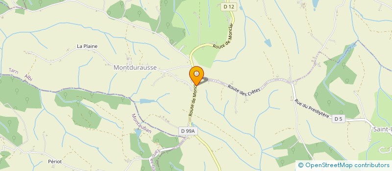 localisation de l'entreprise MONSIEUR MATHIAS LAMOLINAIRIE  SAINT-URCISSE