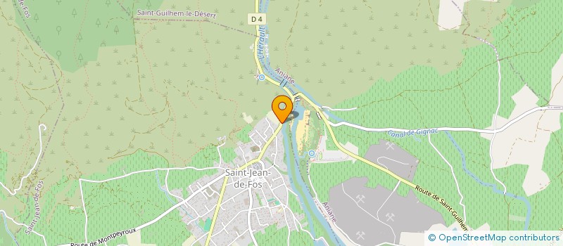 localisation de l'entreprise MONSIEUR MATHIAS LANGLOIS  SAINT-JEAN-DE-FOS