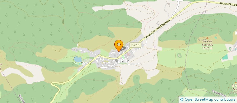 localisation de l'entreprise MONSIEUR MATHIAS LASSERE  BELCAIRE