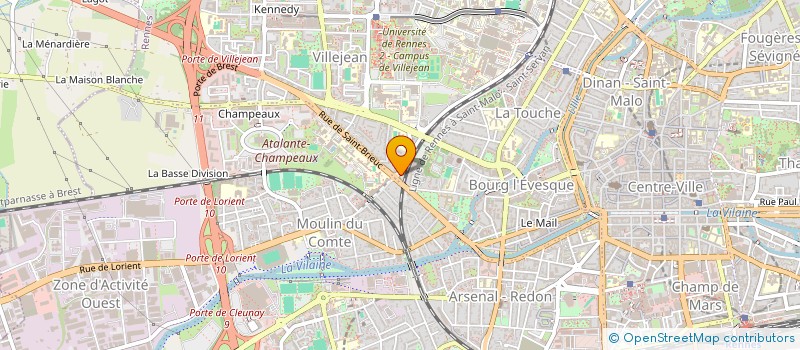 localisation de l'entreprise MONSIEUR MATHIAS LEBESLOURD  RENNES