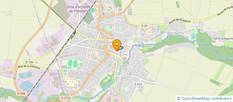 localisation de l'entreprise MONSIEUR MATHIAS LECLERC à PITHIVIERS