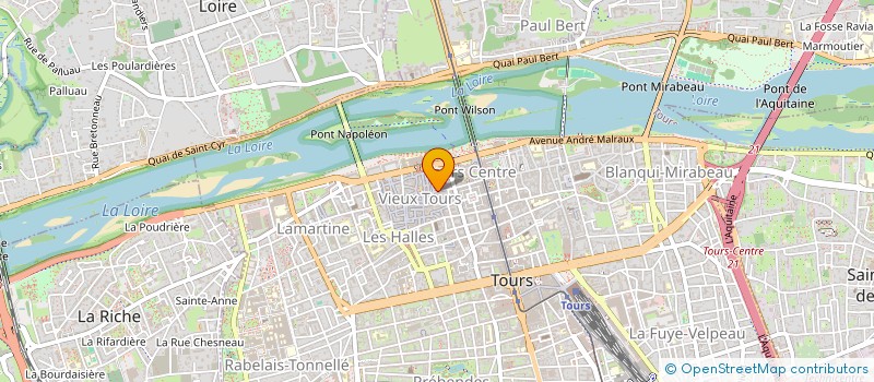 localisation de l'entreprise MONSIEUR MATHIAS LECROIX  TOURS