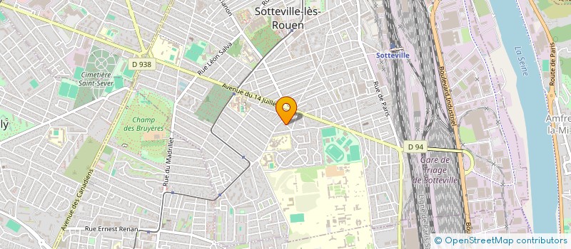 localisation de l'entreprise MONSIEUR MATHIAS LEFEUVRE à SOTTEVILLE-LES-ROUEN