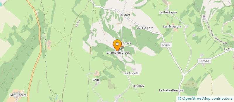 localisation de l'entreprise MONSIEUR MATHIAS LEGENDRE  HOUTAUD