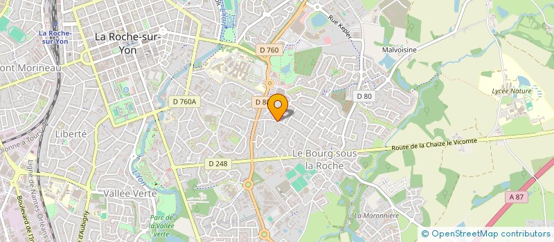 localisation de l'entreprise MONSIEUR MATHIAS LEMONNIER à LA ROCHE-SUR-YON