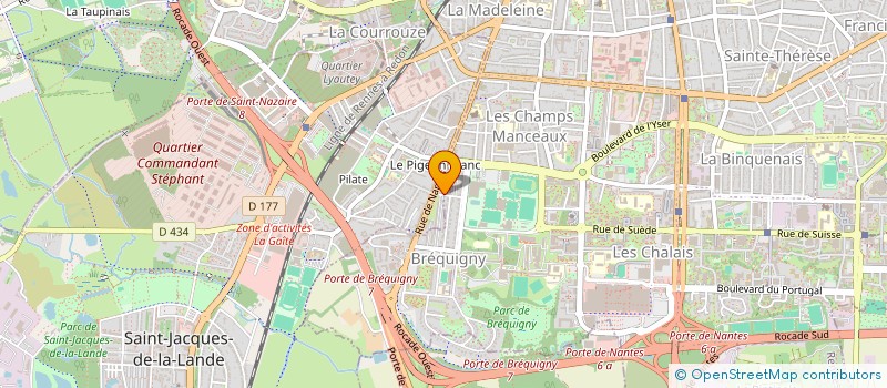 localisation de l'entreprise MONSIEUR MATHIAS LEPEINTEUR  SAINT-JACQUES-DE-LA-LANDE