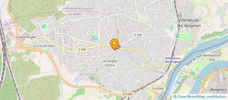 localisation de l'entreprise MONSIEUR MATHIAS LEVASSEUR  LES ANGLES