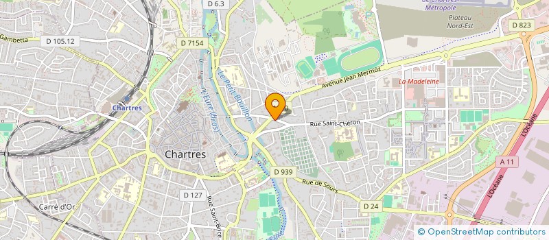 localisation de l'entreprise MONSIEUR MATHIAS LEVEQUE à CHARTRES