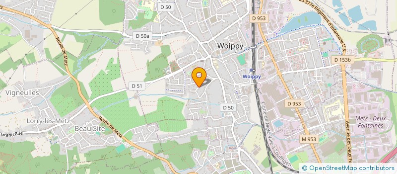 localisation de l'entreprise MONSIEUR MATHIAS LONGET  WOIPPY