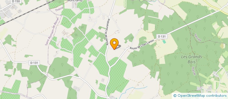 localisation de l'entreprise MONSIEUR MATHIAS LOPEZ  THEZAC