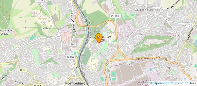 localisation de l'entreprise MONSIEUR MATHIAS LOUISE  MONTBELIARD
