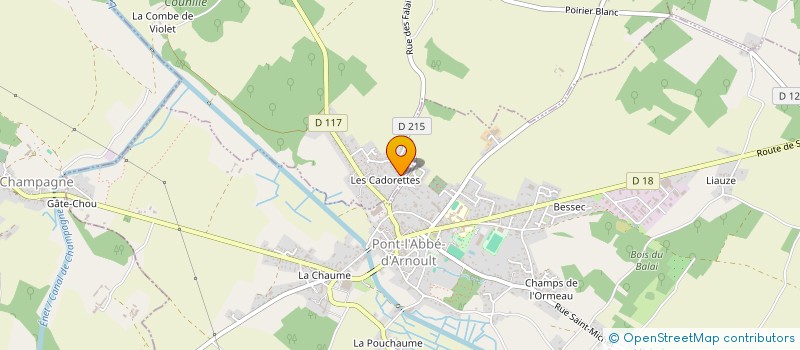 localisation de l'entreprise MONSIEUR MATHIAS MASSONNET  SAINTE-RADEGONDE