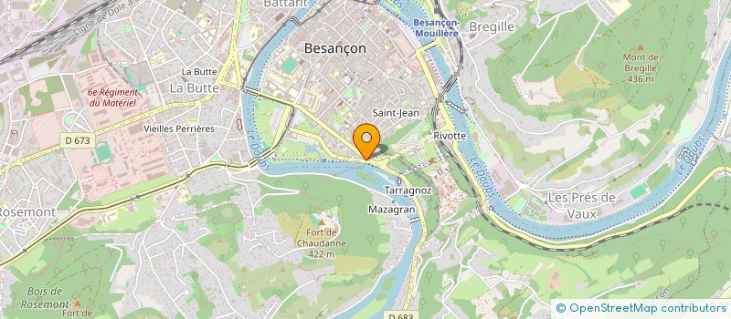 localisation de l'entreprise MONSIEUR MATHIAS MAZOYER à BESANCON