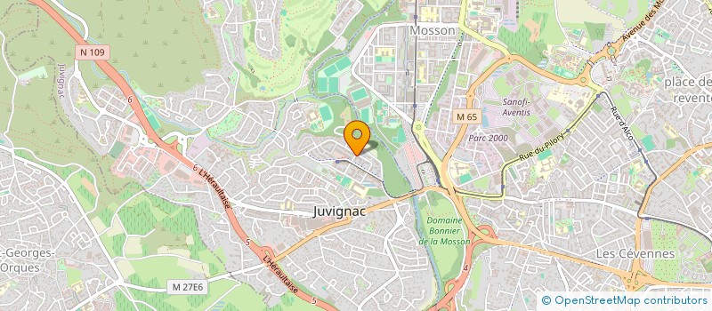 localisation de l'entreprise MONSIEUR MATHIAS MIRABAUD  JUVIGNAC