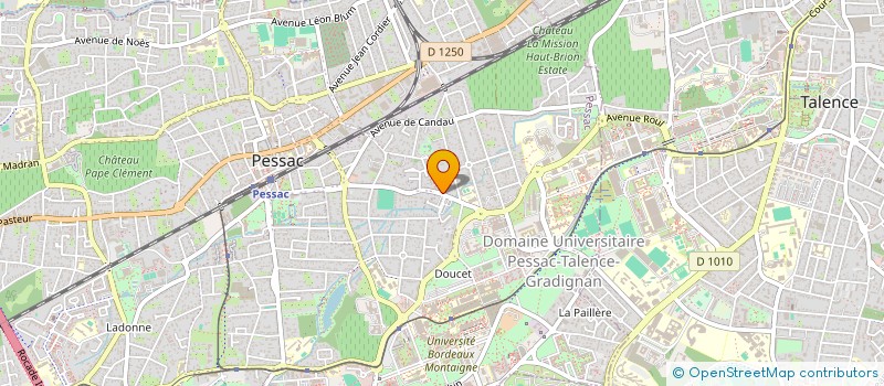 localisation de l'entreprise MONSIEUR MATHIAS MONISTROL à PESSAC