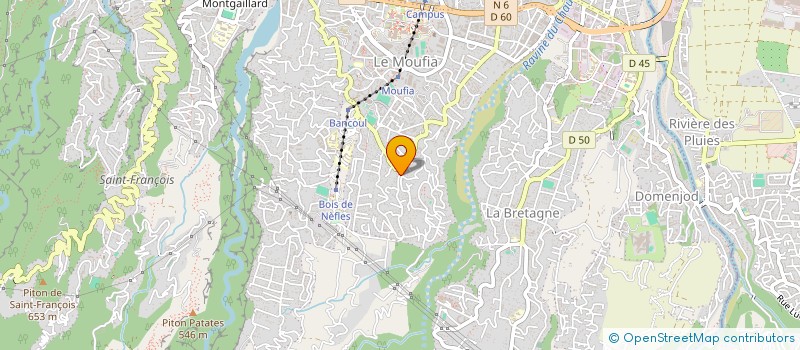 localisation de l'entreprise MONSIEUR MATHIAS MOREAU à SAINT-DENIS