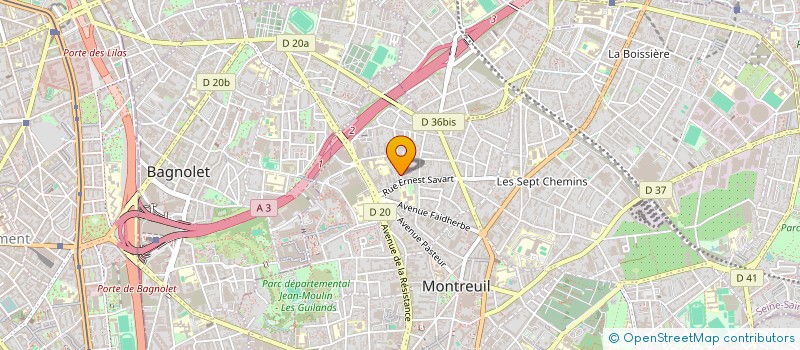 localisation de l'entreprise MONSIEUR MATHIAS MOREAU à MONTREUIL