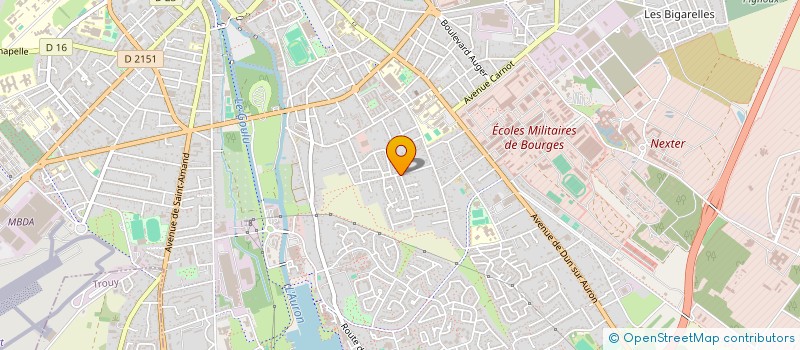 localisation de l'entreprise MONSIEUR MATHIAS MOREAU  BOURGES