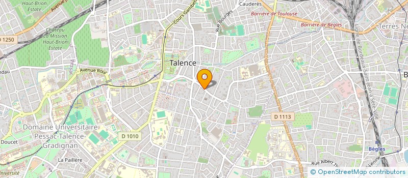 localisation de l'entreprise MONSIEUR MATHIAS MOREL  TALENCE