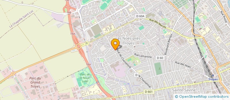 localisation de l'entreprise MONSIEUR MATHIAS MORNAT  SAINTE-SAVINE