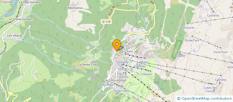 localisation de l'entreprise MONSIEUR MATHIAS NARQUIN  BOURG-SAINT-MAURICE