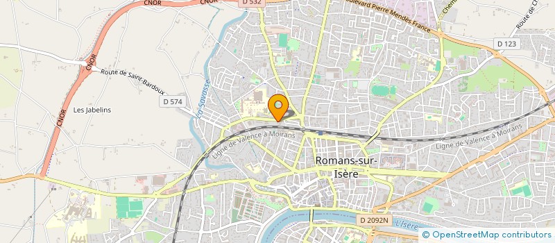 localisation de l'entreprise MONSIEUR MATHIAS NAVARRO  ROMANS-SUR-ISERE