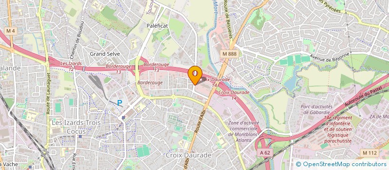 localisation de l'entreprise MONSIEUR MATHIAS NAYROLLES  TOULOUSE