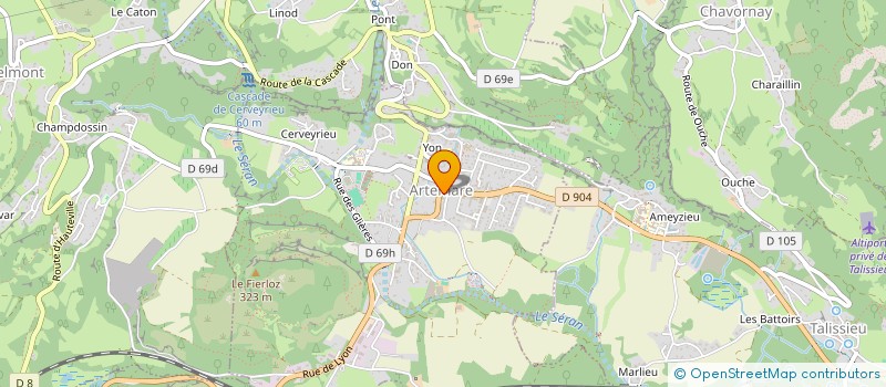 localisation de l'entreprise MONSIEUR MATHIAS NIOGRET  ARTEMARE