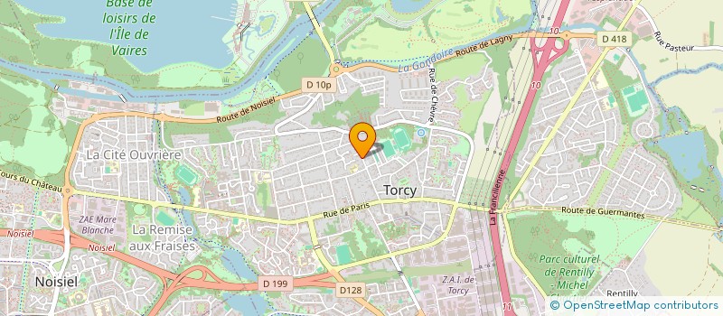 localisation de l'entreprise MONSIEUR MATHIAS NOEL  TORCY