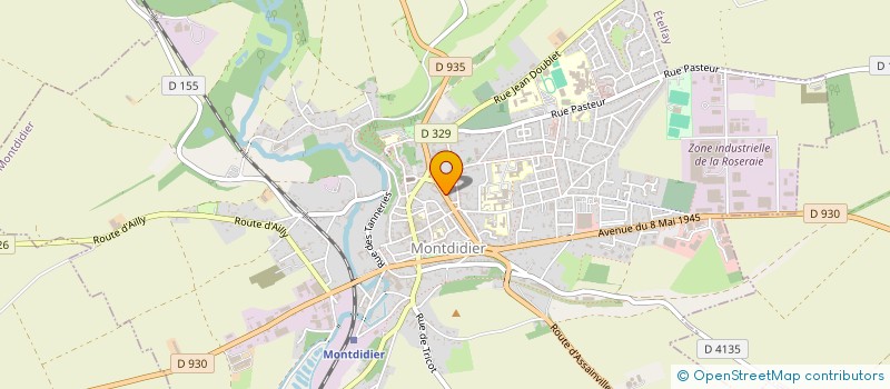 localisation de l'entreprise MONSIEUR MATHIAS NOYON  ARVILLERS