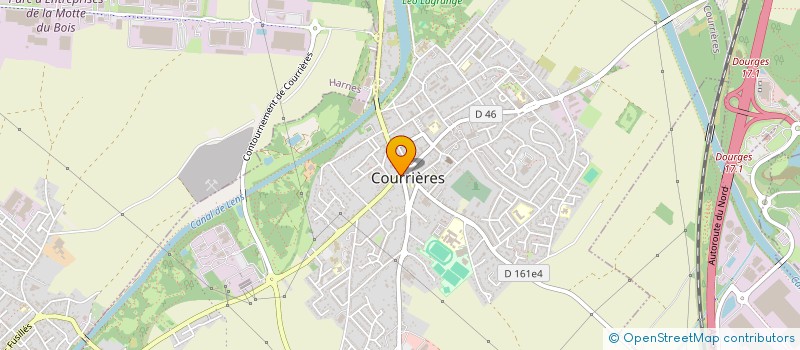 localisation de l'entreprise MONSIEUR MATHIAS NYA à COURRIERES