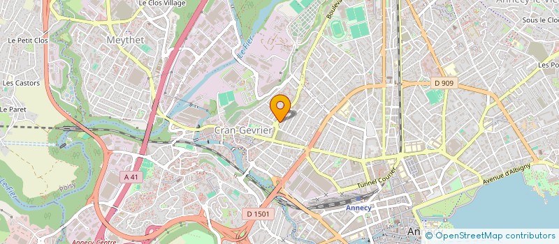 localisation de l'entreprise MONSIEUR MATHIAS OGIER à ANNECY