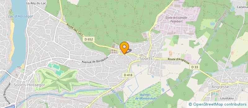 localisation de l'entreprise MONSIEUR MATHIAS OUELD EL MAALLEM  SOORTS-HOSSEGOR